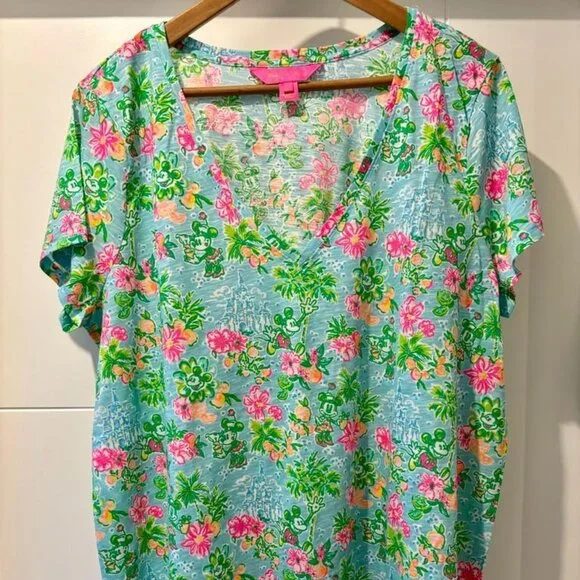 NEW LILLY PULITZER ETTA DISNEY TOP SIZES XS / S / M /  L  / XL / XXL - Picture 3 of 12